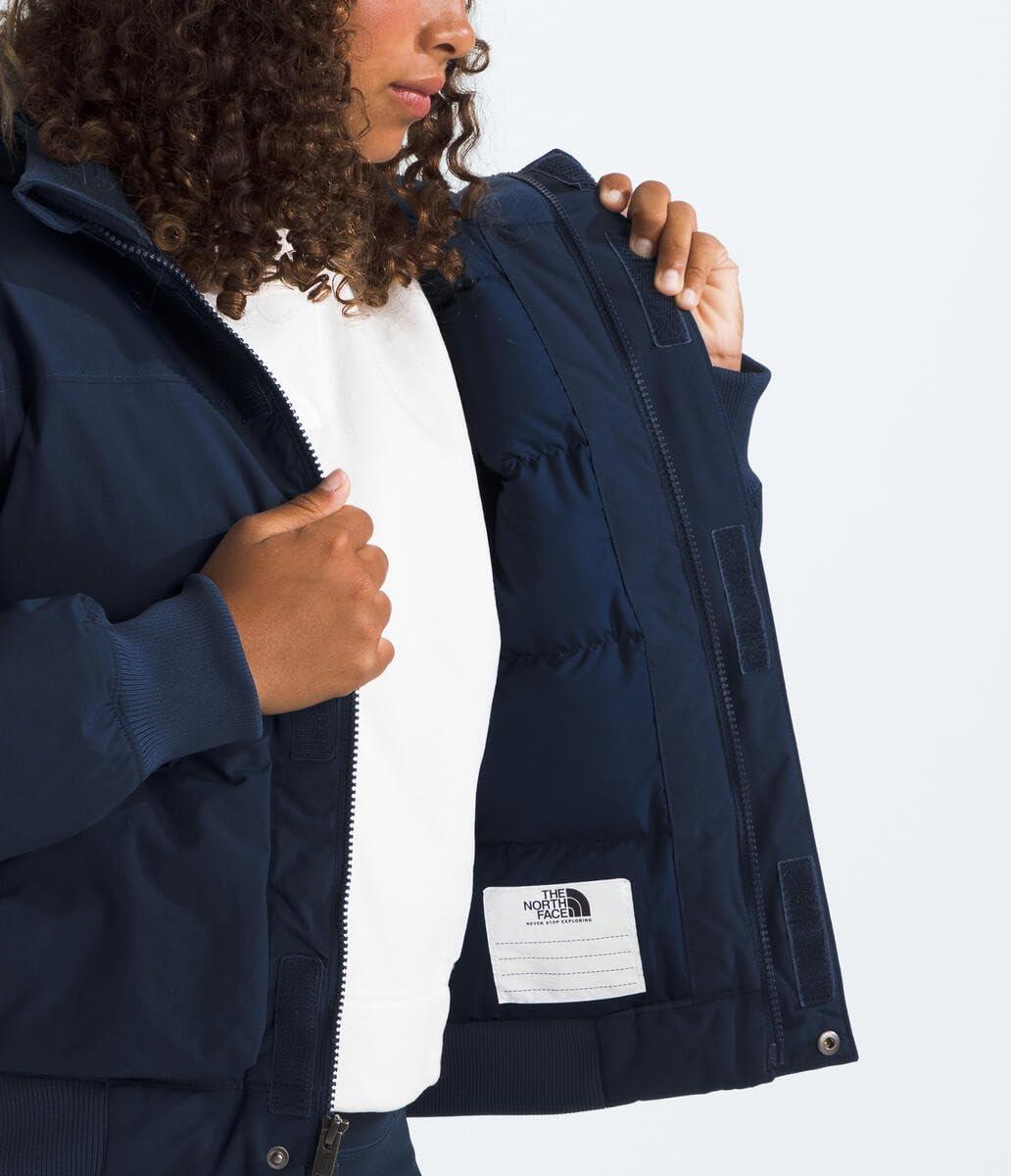imageTHE NORTH FACE Teen McMurdo Hooded Jacket Waterproof Waterfowl Down Insulation Relaxed FitSummit Navy