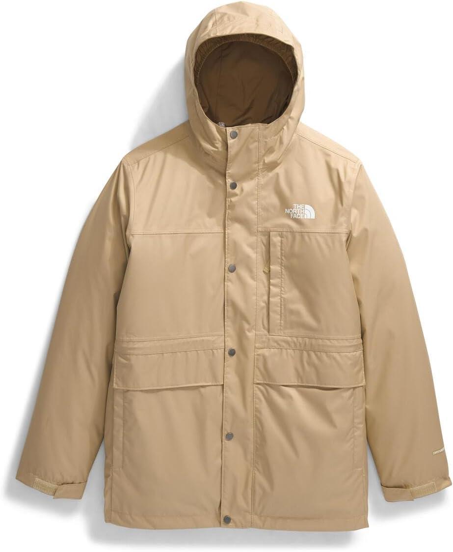 imageTHE NORTH FACE Teen North Down Triclimate 3in1 Jacket Waterproof Seam Sealed Attached Hood Reversible Inner LayerKhaki Stone