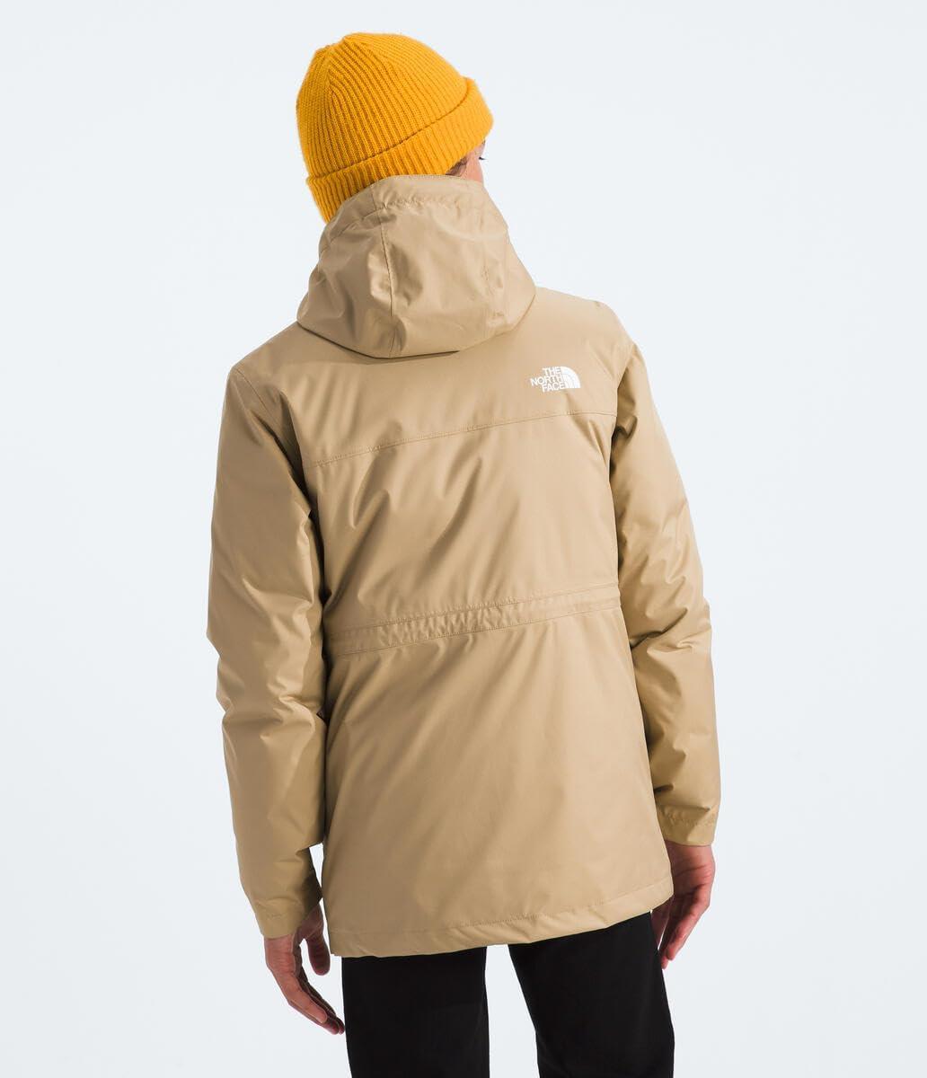 imageTHE NORTH FACE Teen North Down Triclimate 3in1 Jacket Waterproof Seam Sealed Attached Hood Reversible Inner LayerKhaki Stone