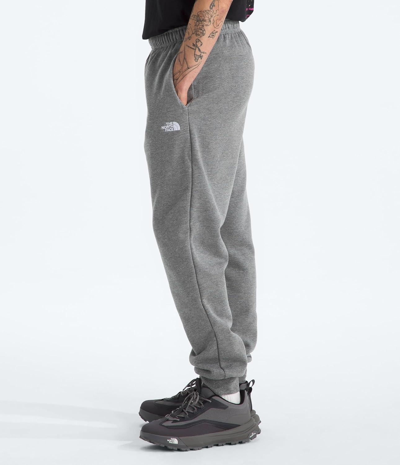 imageThe North FACE Mens Evolution Simple Dome Jogger Elastic Waistband with Adjustable Drawcord Hand Pockets Ribbed CuffsTnf Mid Grey Heather