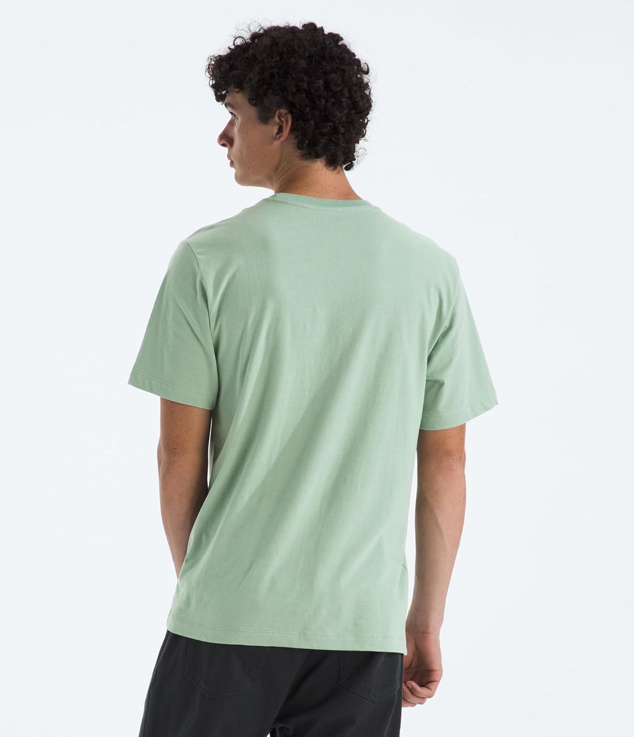 imageThe North Face Mens Evolution Simple Dome ShortSleeve Tee Standard ampamp Big Size Cotton Shirt with The Classic LogoSlate Moss