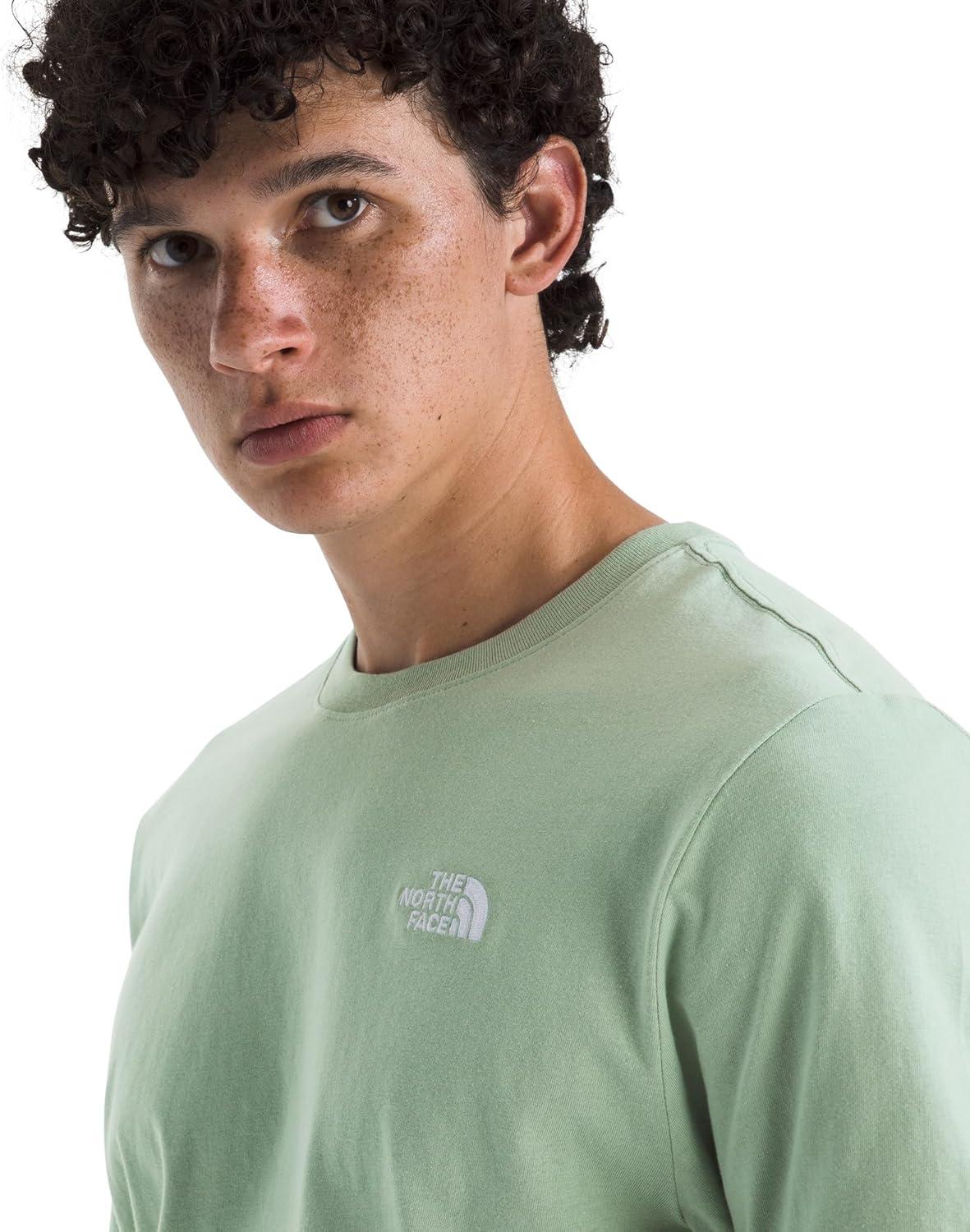 imageThe North Face Mens Evolution Simple Dome ShortSleeve Tee Standard ampamp Big Size Cotton Shirt with The Classic LogoSlate Moss