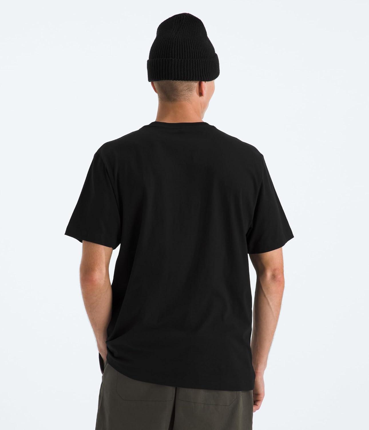 imageThe North Face Mens Evolution Simple Dome ShortSleeve Tee Standard ampamp Big Size Cotton Shirt with The Classic LogoTnf Black