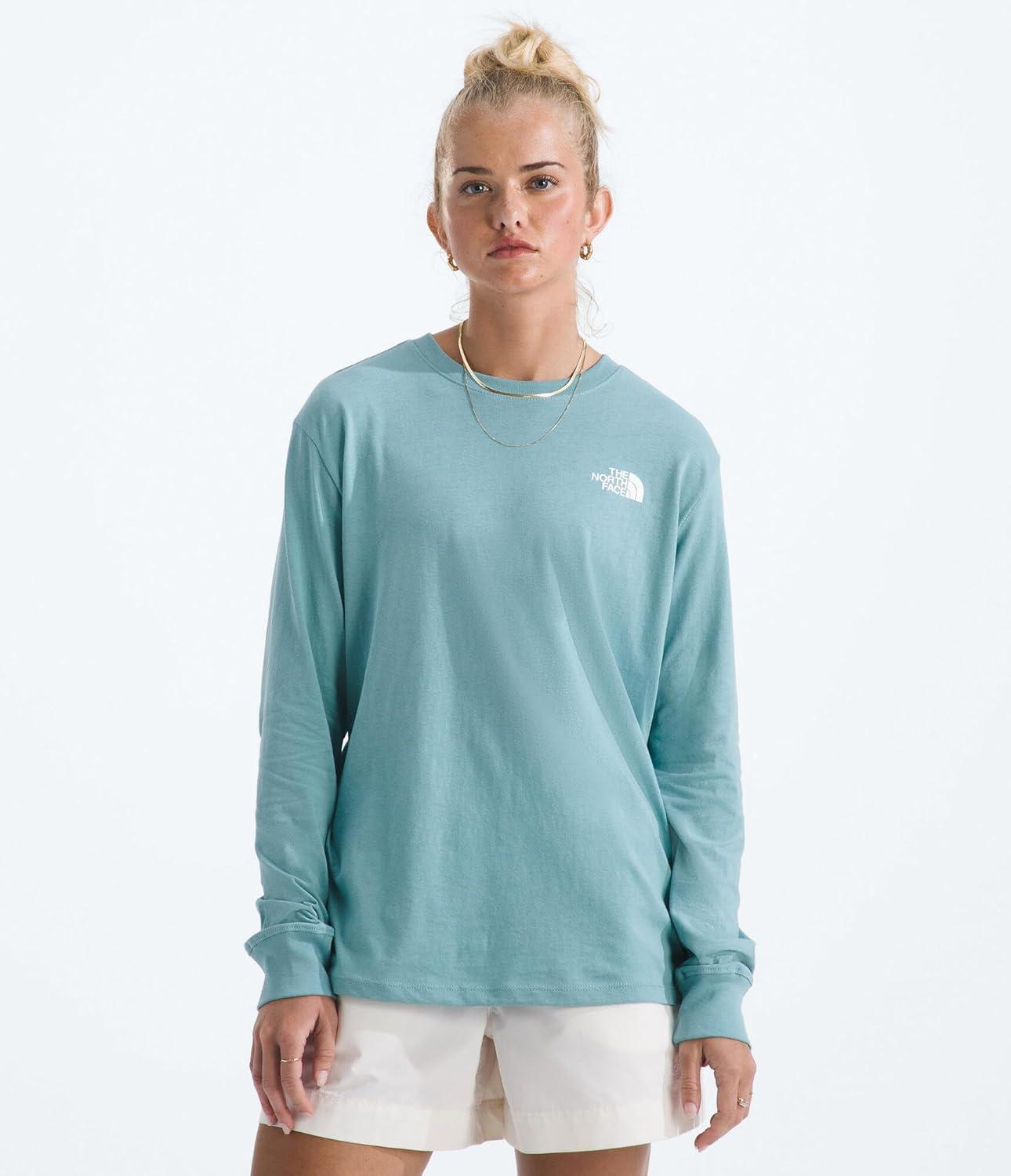 imageThe North Face Womens Evolution Box NSE Fill LongSleeve TeeBlue Eclipse