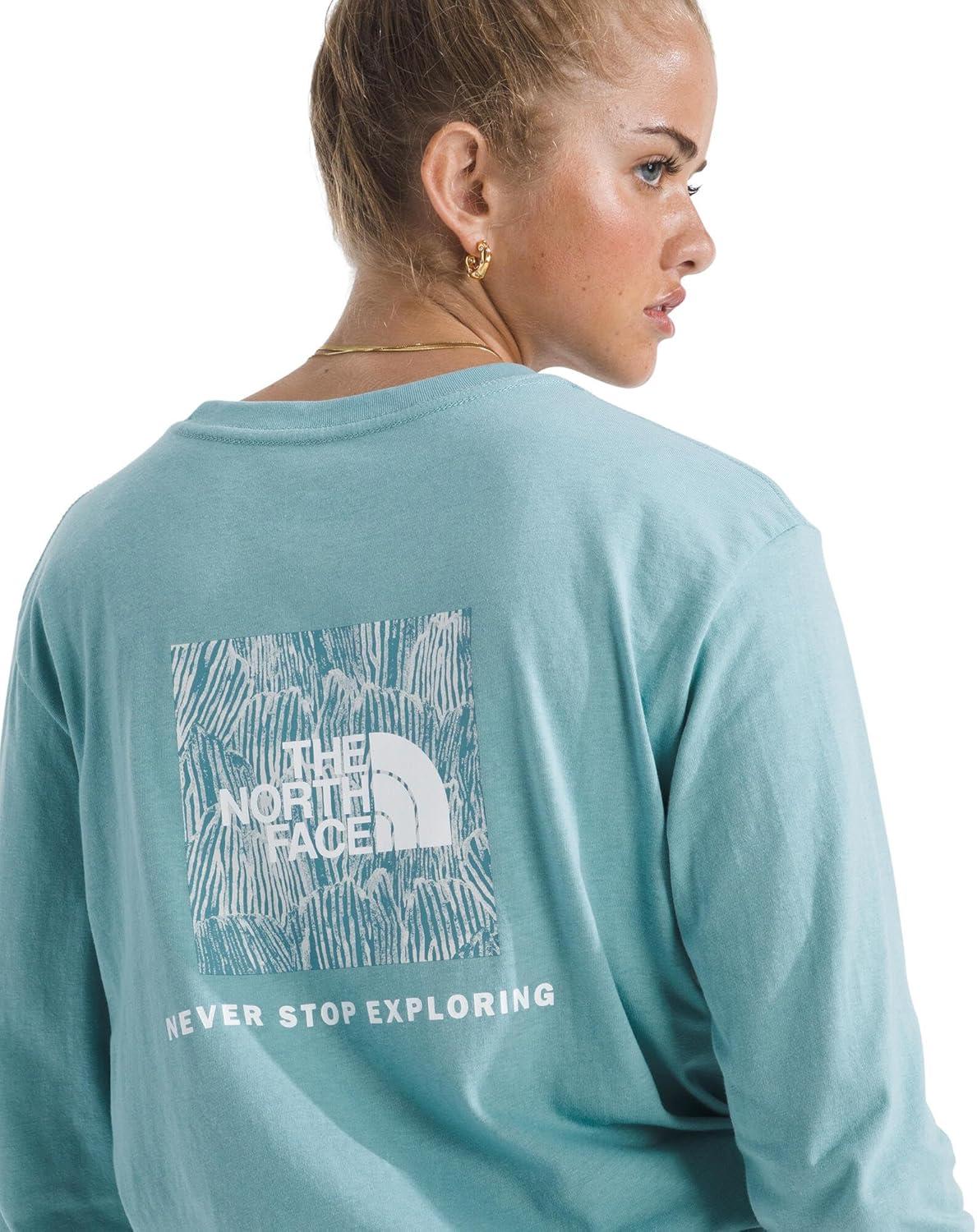 imageThe North Face Womens Evolution Box NSE Fill LongSleeve TeeBlue Eclipse