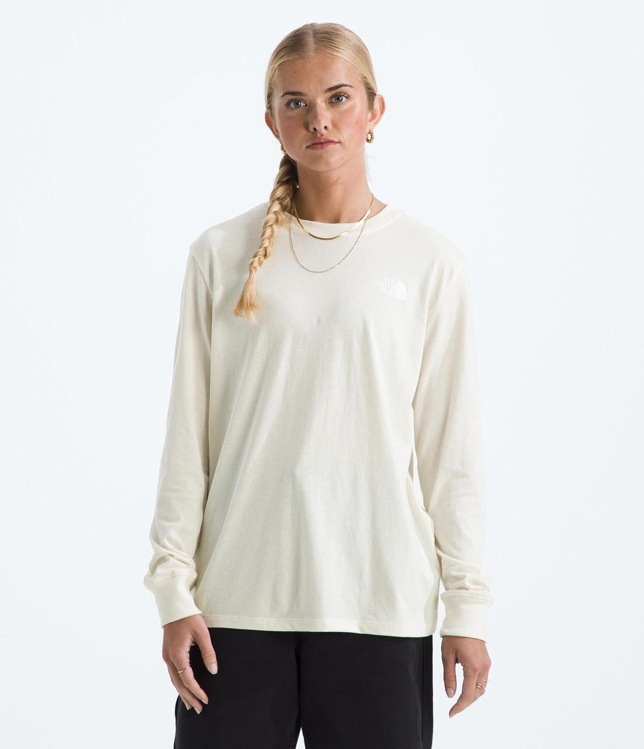 imageThe North Face Womens Evolution Box NSE Fill LongSleeve TeeWhite Dune