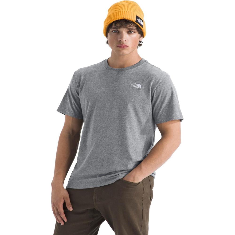 imageThe North Face Mens Evolution Simple Dome ShortSleeve Tee Standard ampamp Big Size Cotton Shirt with The Classic LogoTnf Mid Grey Heather