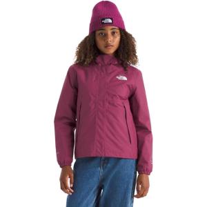 THE NORTH FACE Girls Warm Antora Rain Jacket | Waterproof, Breathable, Heatseeker Insulation, Hood, Zip Pockets(Cyber Berry)