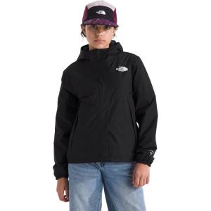THE NORTH FACE Girls Warm Antora Rain Jacket | Waterproof, Breathable, Heatseeker Insulation, Hood, Zip Pockets(Tnf Black/Tnf Black)