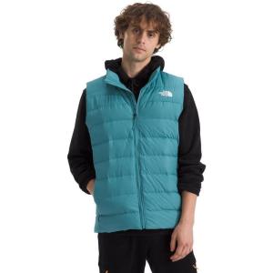 THE NORTH FACE Mens Aconcagua 3 Insulated Vest | Wind Resistant, Water Repellent, 600 Fill Waterfowl Down Insulation(Algae Blue)