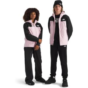 THE NORTH FACE Teen Antora Triclimate Jacket | Waterproof Shell, Inner Fleece Layer, Adjustable Hood With Rain Guard Tunnel(Pale Blossom)