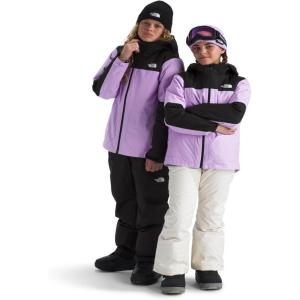 THE NORTH FACE Teen Freedom Triclimate Jacket | Heatseeker Insulation & Water Repellent, Helmet Compatible Hood, Goggle Wipe(Lite Lilac)