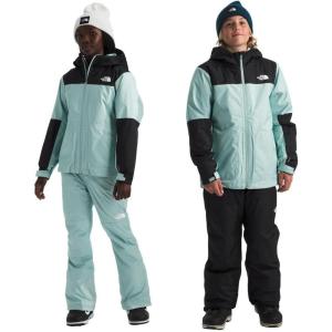 THE NORTH FACE Teen Freedom Triclimate Jacket | Heatseeker Insulation & Water Repellent, Helmet Compatible Hood, Goggle Wipe(Muted Pine)