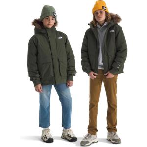 THE NORTH FACE Teen McMurdo Hooded Jacket | Waterproof, Waterfowl Down Insulation, Relaxed Fit(New Taupe Green)
