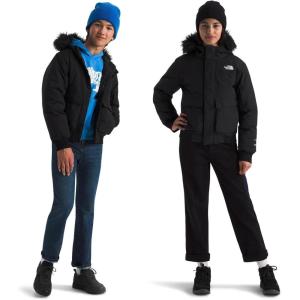 THE NORTH FACE Teen McMurdo Hooded Jacket | Waterproof, Waterfowl Down Insulation, Relaxed Fit(Tnf Black)