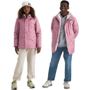THE NORTH FACE Teen North Down Triclimate 3-in-1 Jacket | Waterproof, Seam Sealed, Attached Hood, Reversible Inner Layer(Mauve)
