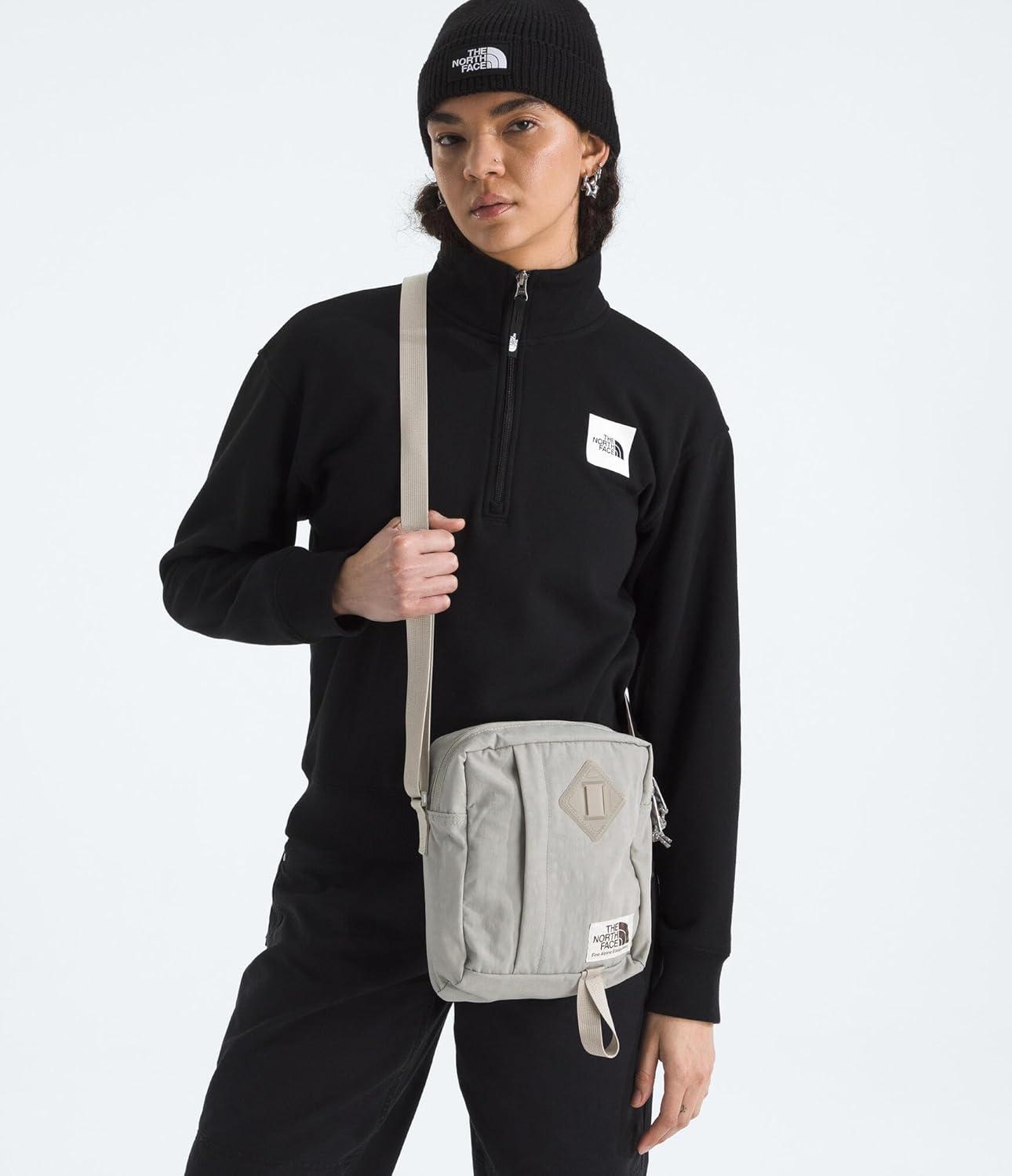imageTHE NORTH FACE Berkeley Crossbody Bag Adjustable Strap Waterrepellent Finish Internal Divider ampamp External PocketStone Slab