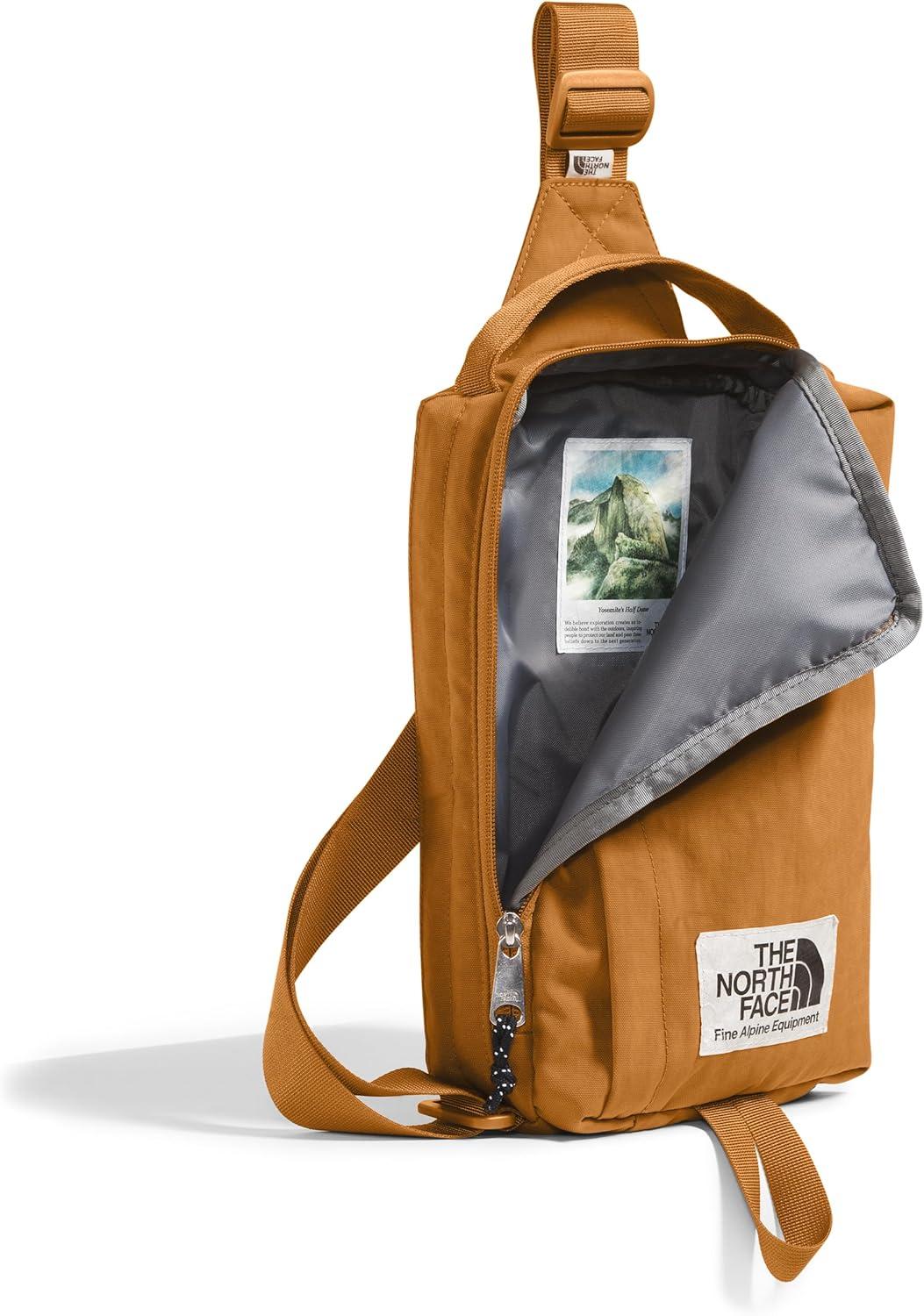 imageTHE NORTH FACE Berkeley Field Bag Water Repellent Vintage Style Travel Essential SIing Holds Water Bottles Phones ampamp KeysTimber TanTnf Black
