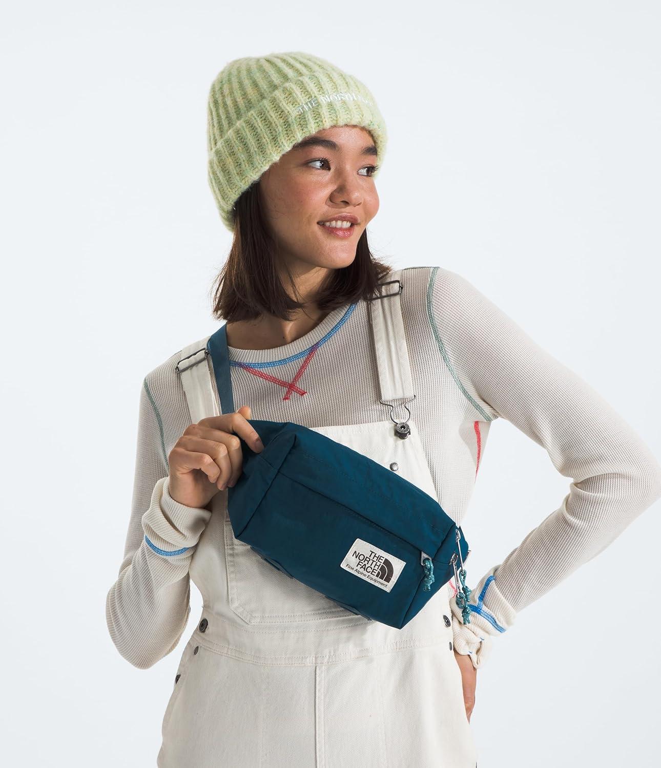 imageTHE NORTH FACE Berkeley Lumbar Bag Waterrepellent Fanny Pack for Men ampamp Women External Pocket ampamp Adjustable StrapMidnight PetrolAlgae Blue