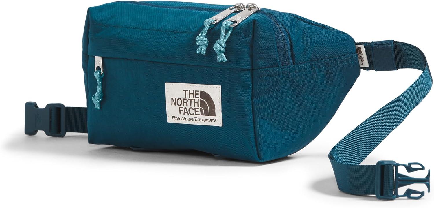 imageTHE NORTH FACE Berkeley Lumbar Bag Waterrepellent Fanny Pack for Men ampamp Women External Pocket ampamp Adjustable StrapMidnight PetrolAlgae Blue
