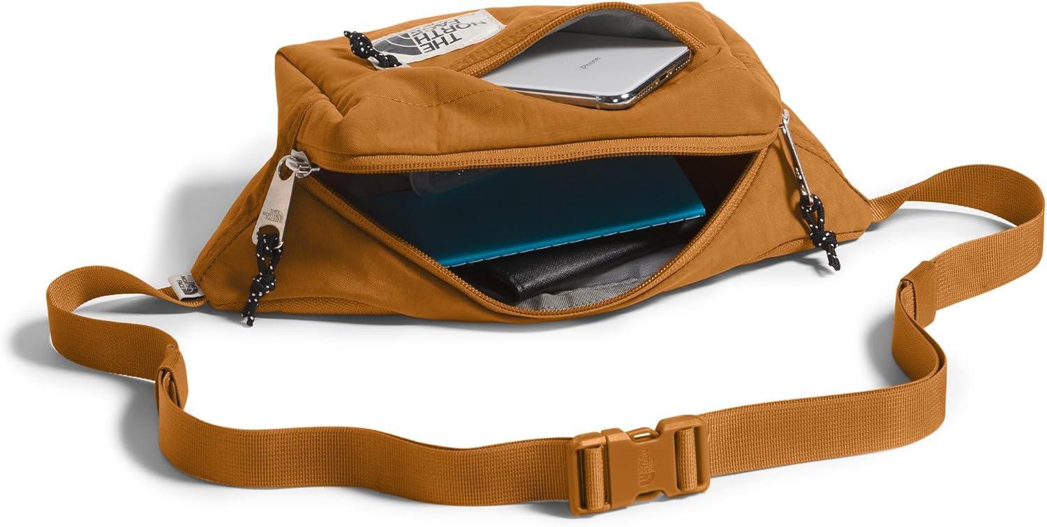 imageTHE NORTH FACE Berkeley Lumbar Bag Waterrepellent Fanny Pack for Men ampamp Women External Pocket ampamp Adjustable StrapTimber TanTNF Black