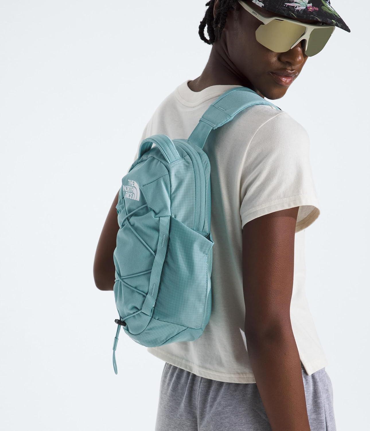 imageTHE NORTH FACE Borealis SIing Bag Crossbody Adjustable Strap Water Repellent Finish Multiple Compartments Tablet SleeveBlue Eclipse Light HeatherBlue Eclipse