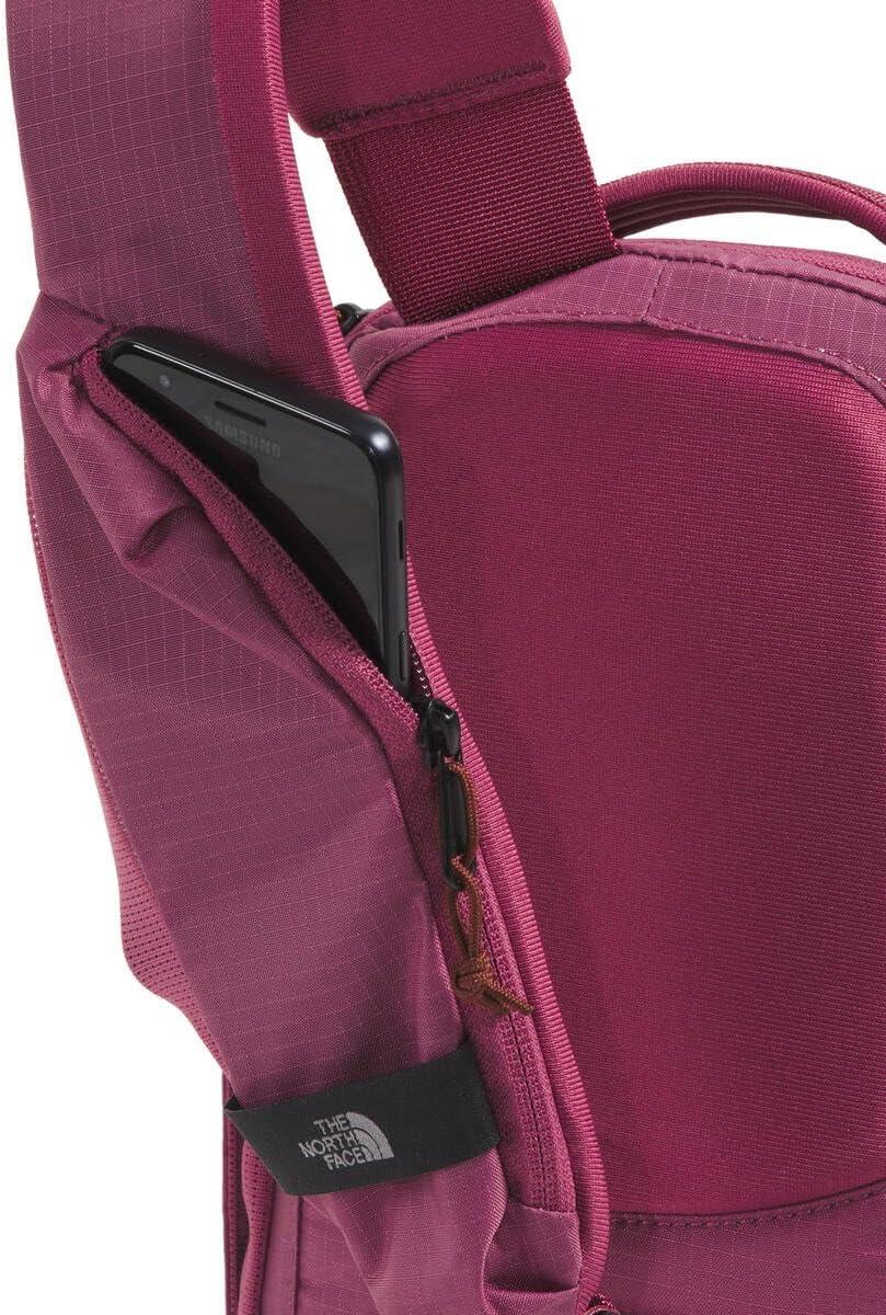 imageTHE NORTH FACE Borealis SIing Bag Crossbody Adjustable Strap Water Repellent Finish Multiple Compartments Tablet SleeveCyber BerrySumac