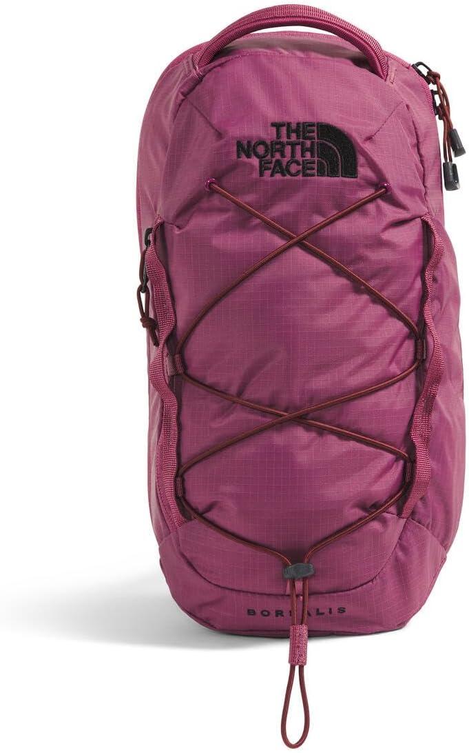 imageTHE NORTH FACE Borealis SIing Bag Crossbody Adjustable Strap Water Repellent Finish Multiple Compartments Tablet SleeveCyber BerrySumac
