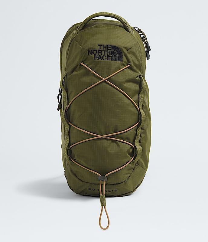 imageTHE NORTH FACE Borealis SIing Bag Crossbody Adjustable Strap Water Repellent Finish Multiple Compartments Tablet SleeveForest OliveUtility Br