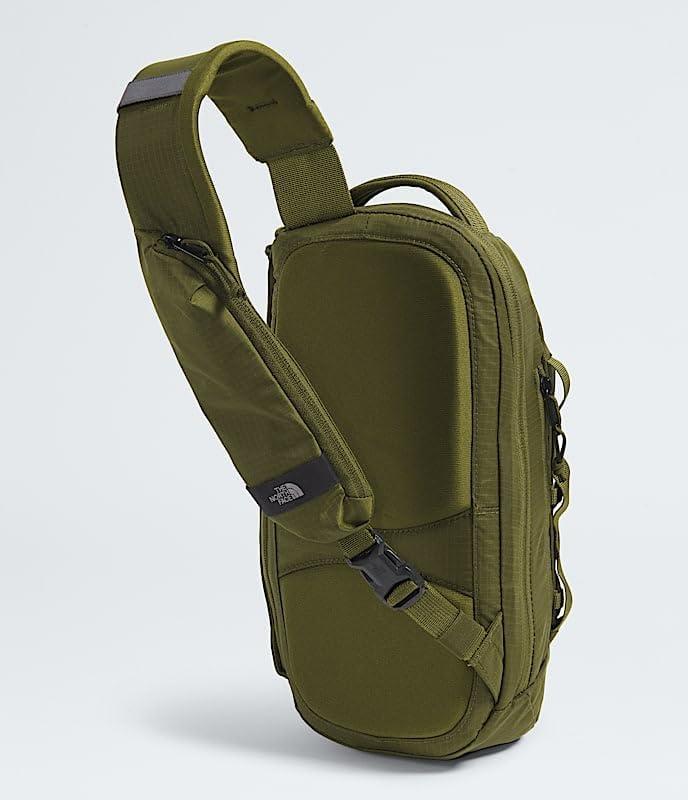 imageTHE NORTH FACE Borealis SIing Bag Crossbody Adjustable Strap Water Repellent Finish Multiple Compartments Tablet SleeveForest OliveUtility Br