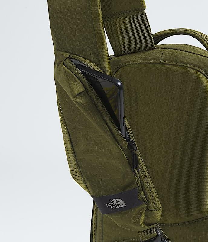 imageTHE NORTH FACE Borealis SIing Bag Crossbody Adjustable Strap Water Repellent Finish Multiple Compartments Tablet SleeveForest OliveUtility Br