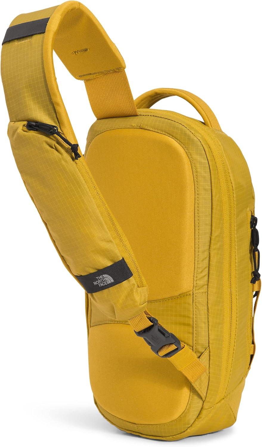 imageTHE NORTH FACE Borealis SIing Bag Crossbody Adjustable Strap Water Repellent Finish Multiple Compartments Tablet SleeveMineral GoldTnf Black