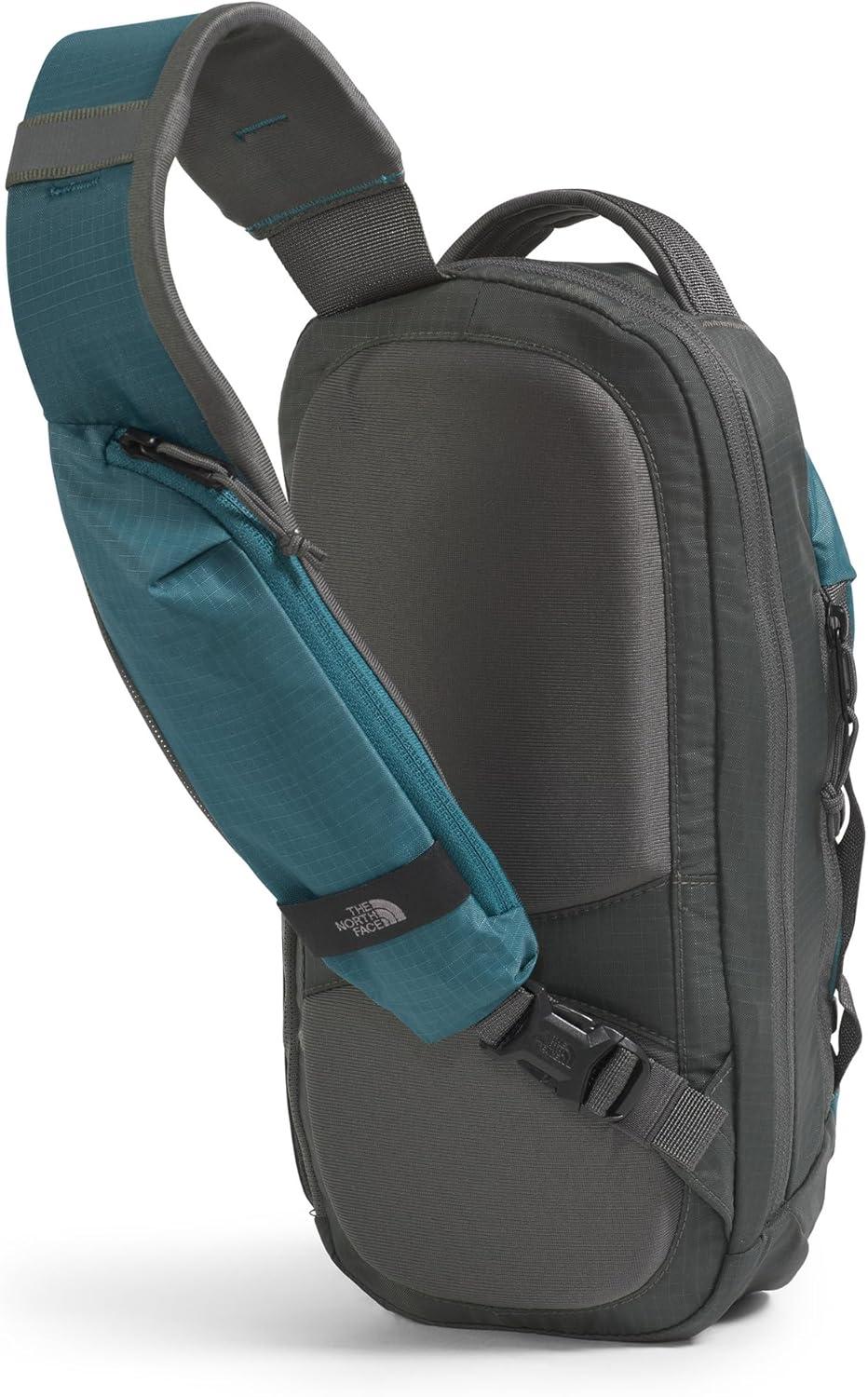imageTHE NORTH FACE Borealis SIing Bag Crossbody Adjustable Strap Water Repellent Finish Multiple Compartments Tablet SleeveSpaceAnthracite Grey