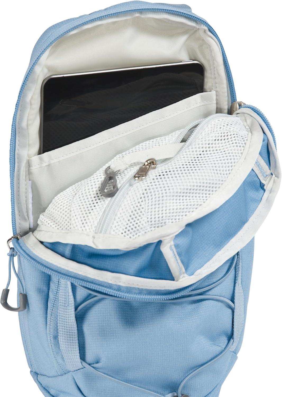 imageTHE NORTH FACE Borealis SIing Bag Crossbody Adjustable Strap Water Repellent Finish Multiple Compartments Tablet SleeveSteel Blue Dark HeatherSteel Blue