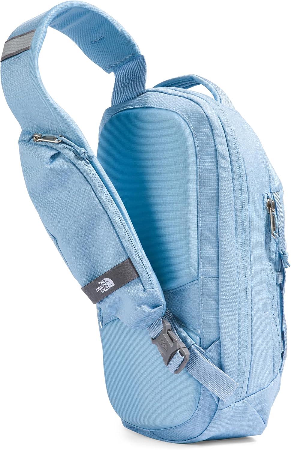 imageTHE NORTH FACE Borealis SIing Bag Crossbody Adjustable Strap Water Repellent Finish Multiple Compartments Tablet SleeveSteel Blue Dark HeatherSteel Blue