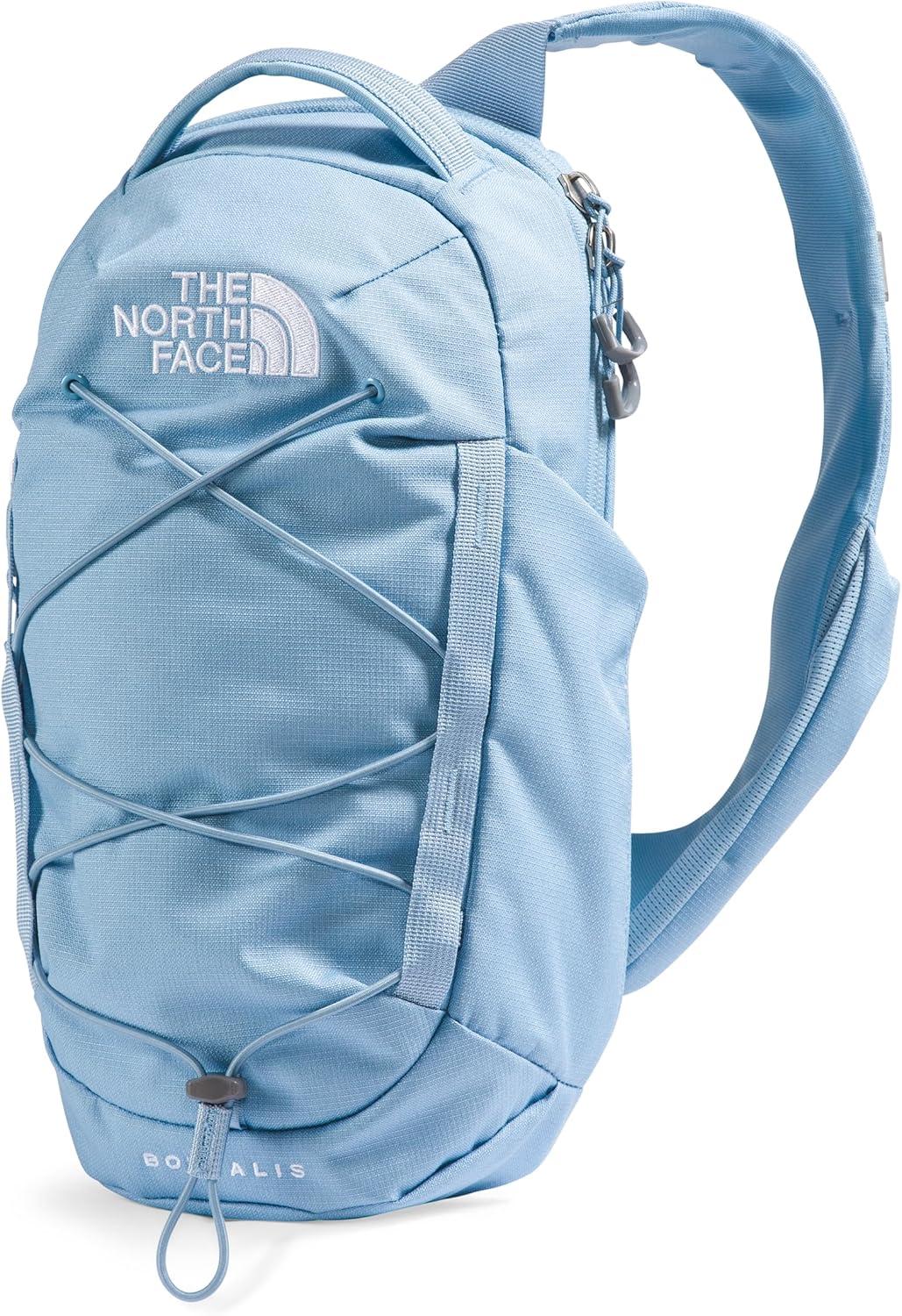 imageTHE NORTH FACE Borealis SIing Bag Crossbody Adjustable Strap Water Repellent Finish Multiple Compartments Tablet SleeveSteel Blue Dark HeatherSteel Blue