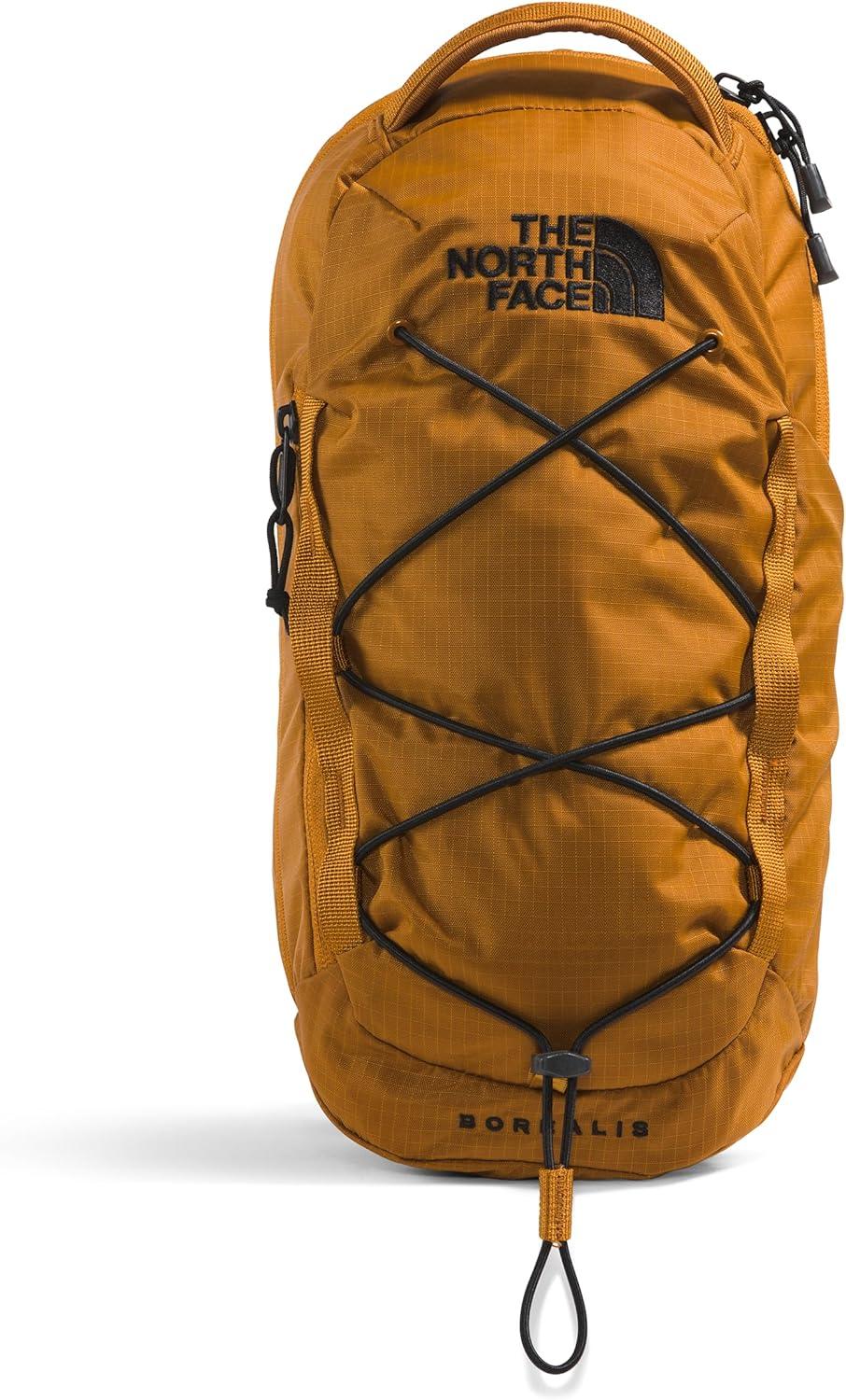 imageTHE NORTH FACE Borealis SIing Bag Crossbody Adjustable Strap Water Repellent Finish Multiple Compartments Tablet SleeveTimber Tan