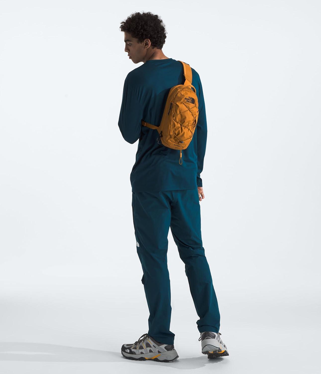 imageTHE NORTH FACE Borealis SIing Bag Crossbody Adjustable Strap Water Repellent Finish Multiple Compartments Tablet SleeveTimber Tan