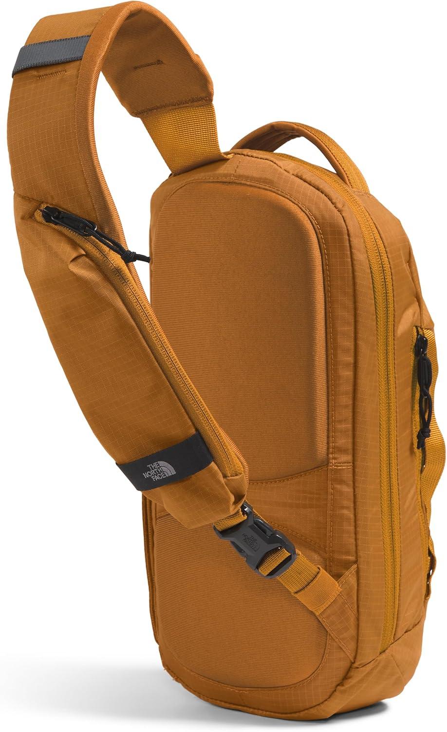 imageTHE NORTH FACE Borealis SIing Bag Crossbody Adjustable Strap Water Repellent Finish Multiple Compartments Tablet SleeveTimber Tan