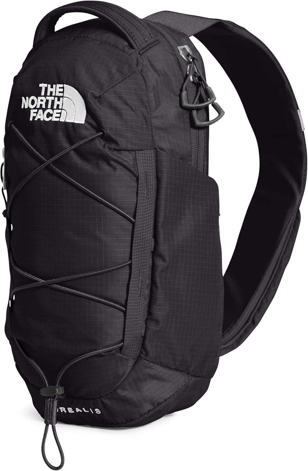 imageTHE NORTH FACE Borealis SIing Bag Crossbody Adjustable Strap Water Repellent Finish Multiple Compartments Tablet SleeveTnf BlackTnf White