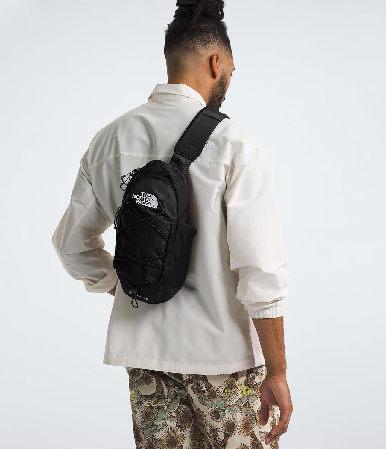 imageTHE NORTH FACE Borealis SIing Bag Crossbody Adjustable Strap Water Repellent Finish Multiple Compartments Tablet SleeveTnf BlackTnf Whitenpf