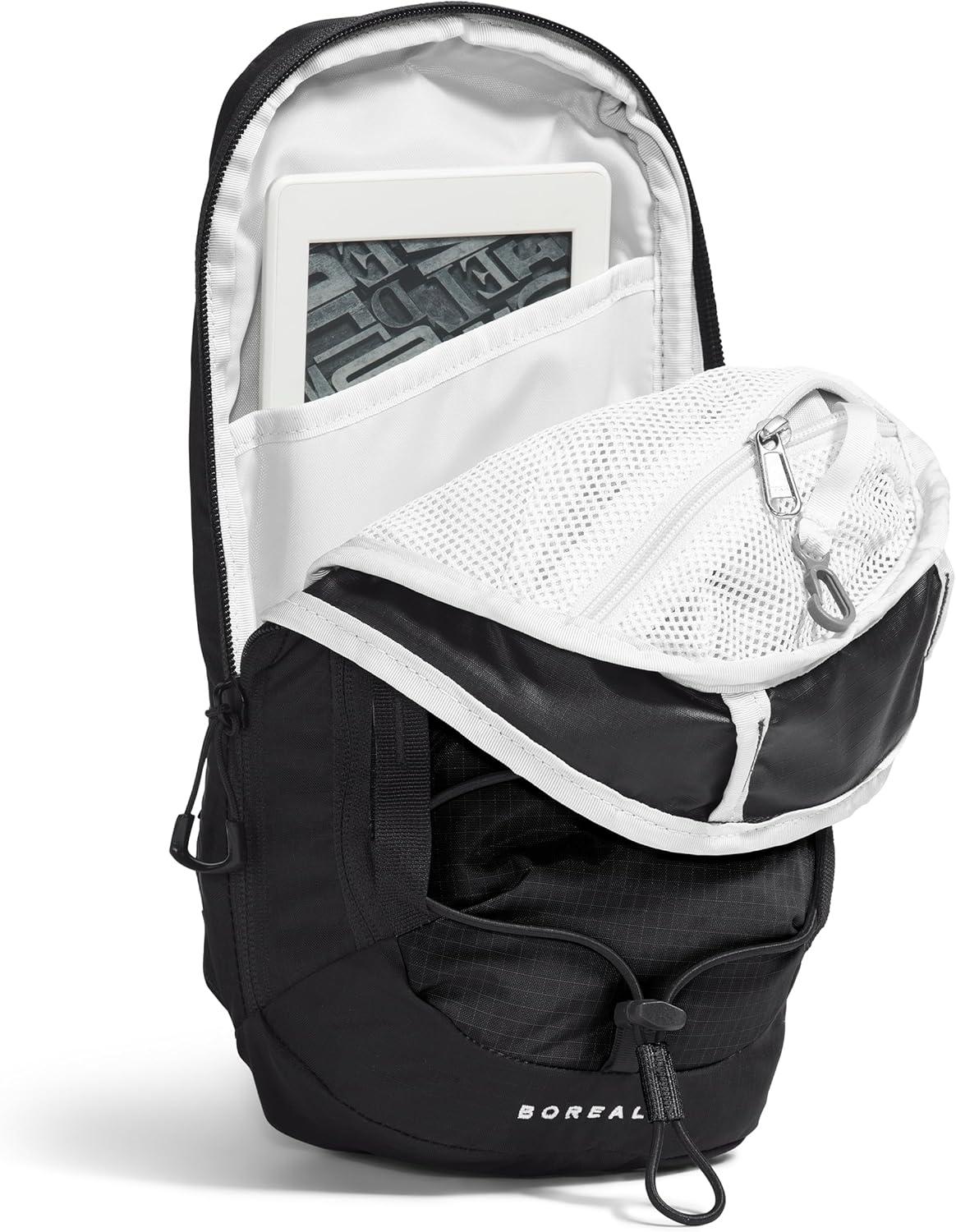 imageTHE NORTH FACE Borealis SIing Bag Crossbody Adjustable Strap Water Repellent Finish Multiple Compartments Tablet SleeveTnf BlackTnf Whitenpf