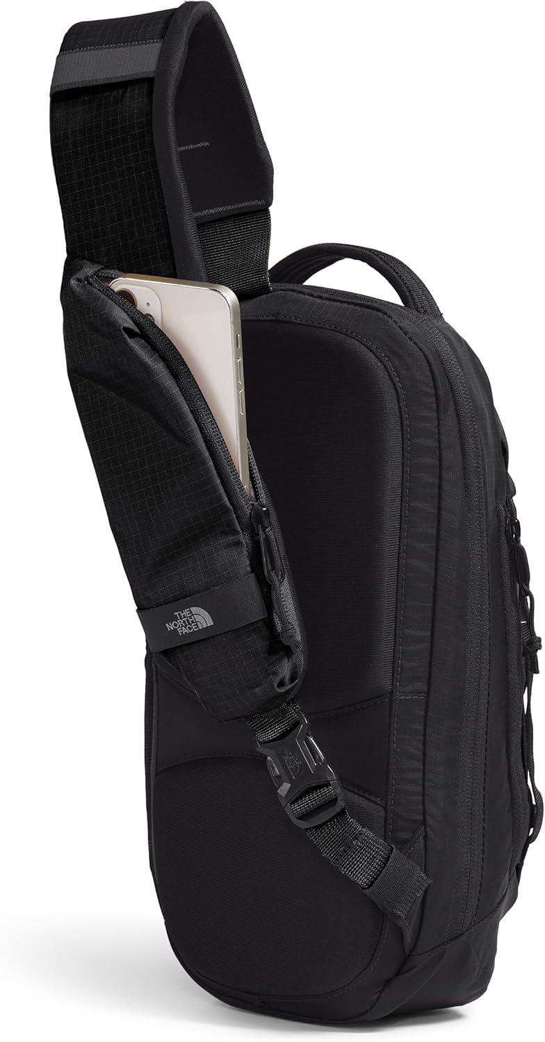 imageTHE NORTH FACE Borealis SIing Bag Crossbody Adjustable Strap Water Repellent Finish Multiple Compartments Tablet SleeveTnf BlackTnf Whitenpf