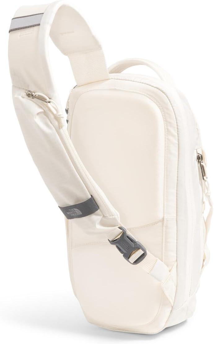 imageTHE NORTH FACE Borealis SIing Bag Crossbody Adjustable Strap Water Repellent Finish Multiple Compartments Tablet SleeveWhite DuneGravel