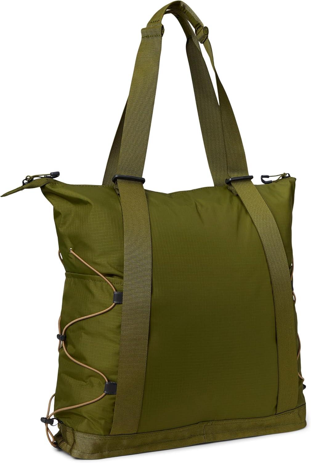 imageTHE NORTH FACE Borealis Tote Bag Over Shoulder ampamp Backpack Carry Options Water Repellent 16quot Laptop SleeveForest OliveUtility Brown