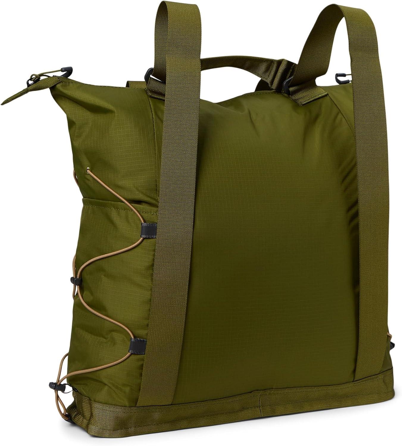 imageTHE NORTH FACE Borealis Tote Bag Over Shoulder ampamp Backpack Carry Options Water Repellent 16quot Laptop SleeveForest OliveUtility Brown