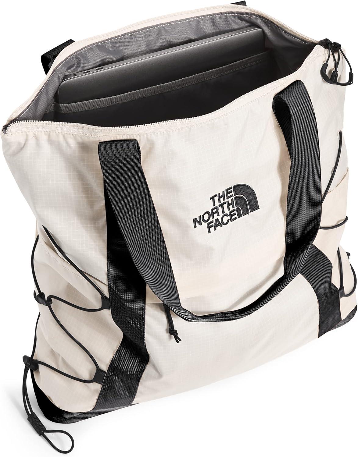 imageTHE NORTH FACE Borealis Tote Bag Over Shoulder ampamp Backpack Carry Options Water Repellent 16quot Laptop SleeveGardenia WhiteTnf Black