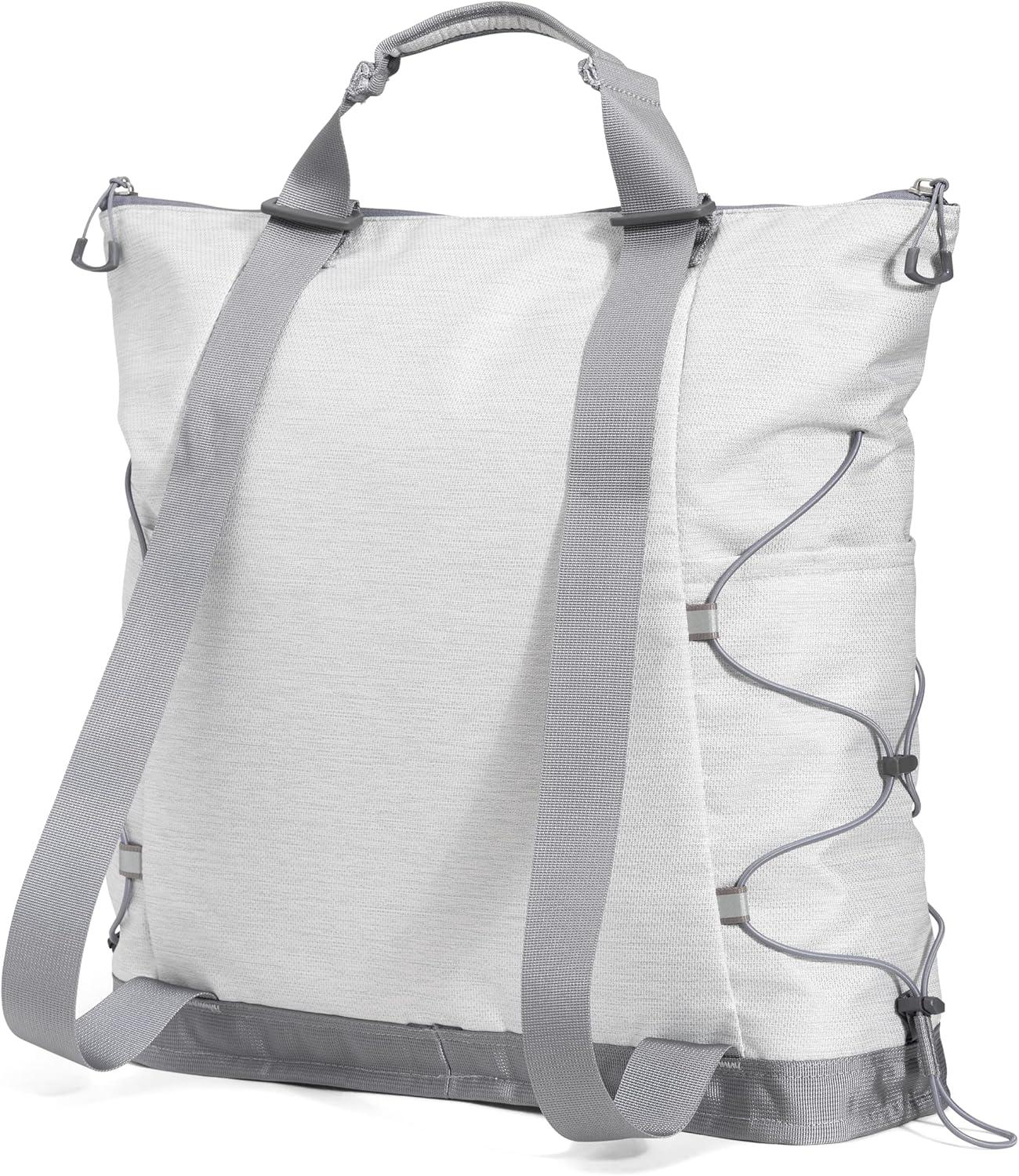 imageTHE NORTH FACE Borealis Tote Bag Over Shoulder ampamp Backpack Carry Options Water Repellent 16quot Laptop SleeveMetallic MelangeMid Grey