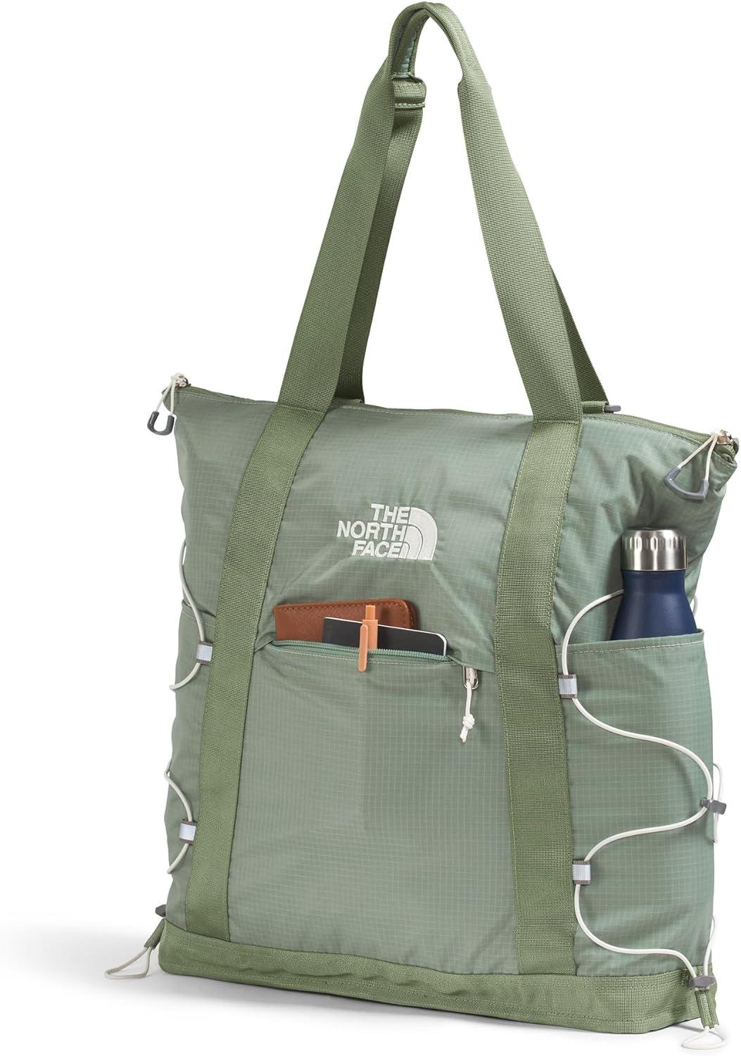 imageTHE NORTH FACE Borealis Tote Bag Over Shoulder ampamp Backpack Carry Options Water Repellent 16quot Laptop SleeveSlate MossBark Mist