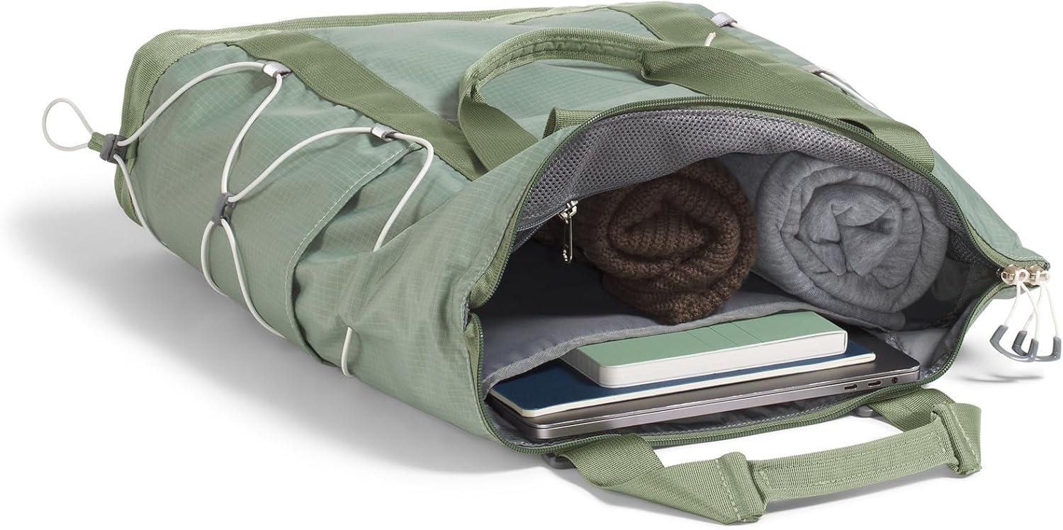 imageTHE NORTH FACE Borealis Tote Bag Over Shoulder ampamp Backpack Carry Options Water Repellent 16quot Laptop SleeveSlate MossBark Mist